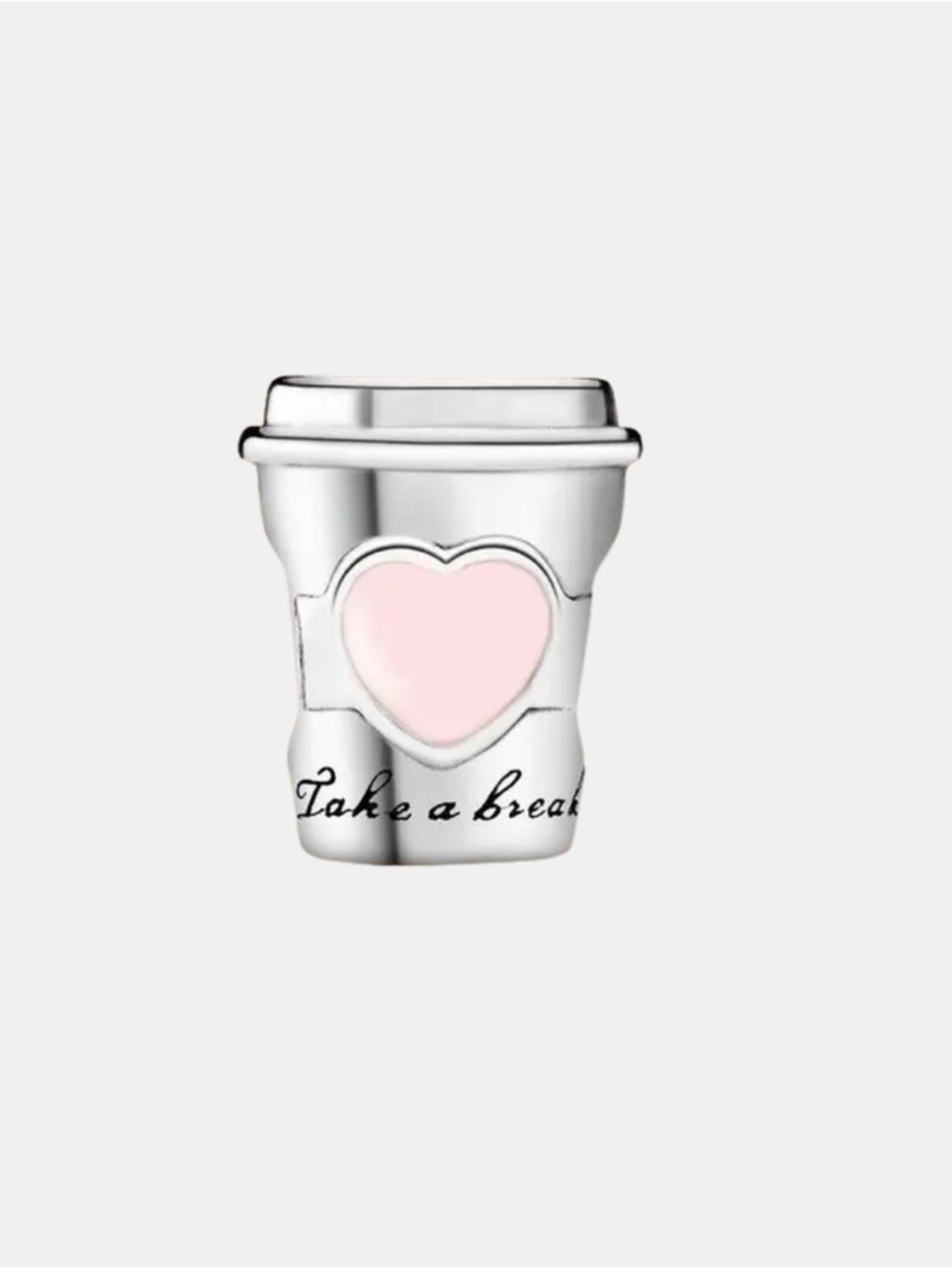 New Pandora Take a Break Coffee Cup Charm - Picture 2 of 2